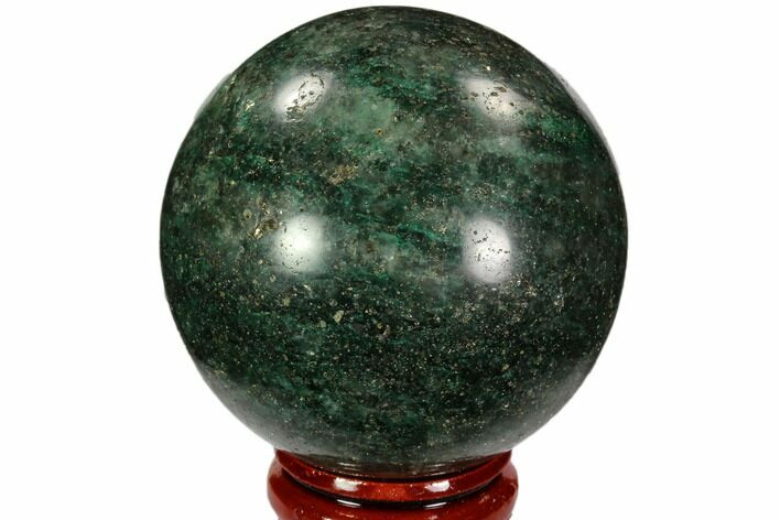 Polished Fuchsite Sphere - Madagascar #104235